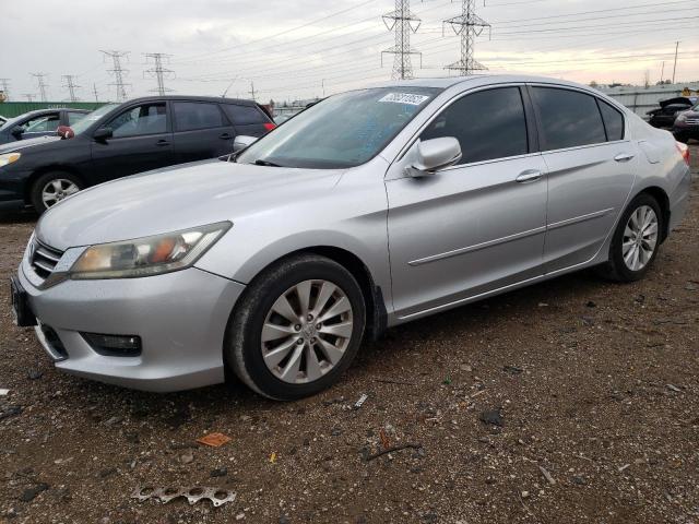 1HGCR2F72EA123952 - 2014 HONDA ACCORD EX SILVER photo 1