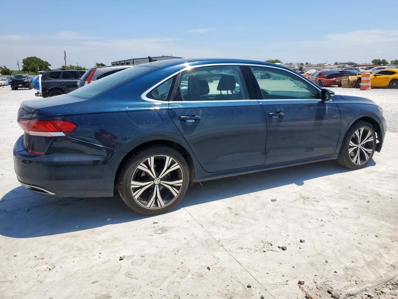 1VWSA7A35MC012377 - 2021 VOLKSWAGEN PASSAT SE BLUE photo 3