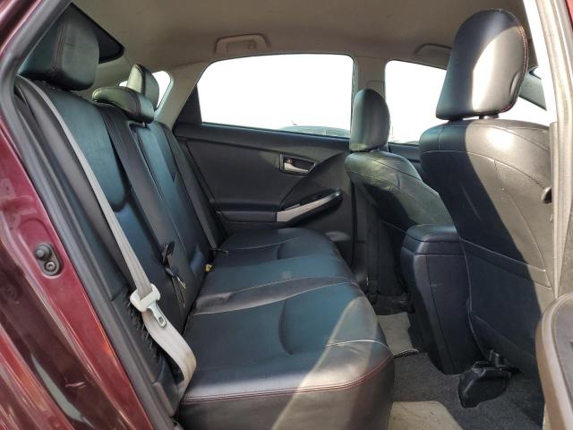 JTDKN3DU6D5593977 - 2013 TOYOTA PRIUS BURGUNDY photo 10
