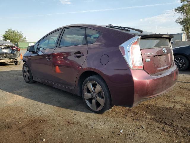 JTDKN3DU6D5593977 - 2013 TOYOTA PRIUS BURGUNDY photo 2