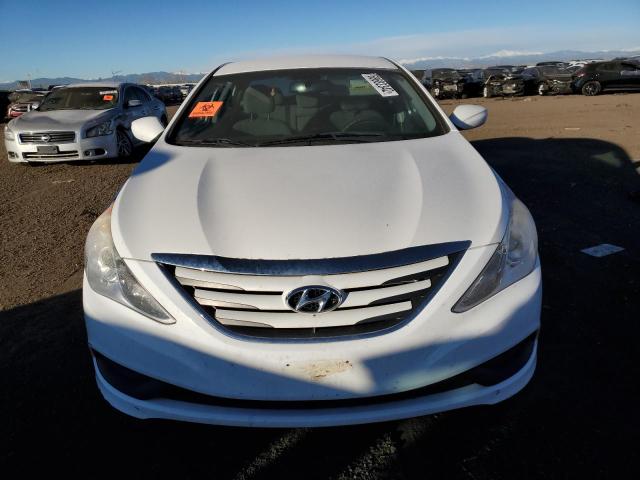 5NPEB4AC1EH901629 - 2014 HYUNDAI SONATA GLS WHITE photo 5