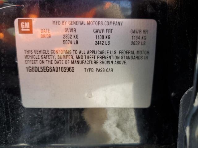 1G6DL5EG6A0105965 - 2010 CADILLAC CTS PERFORMANCE COLLECTION Siyah fotoğraf 12