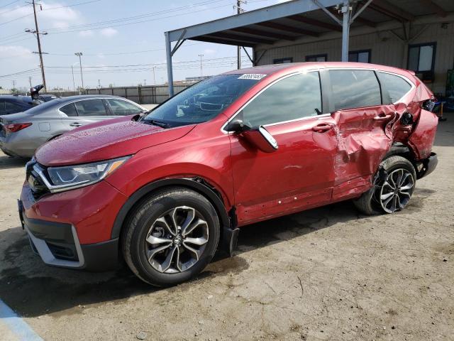 5J6RW2H5XLA015745 - 2020 HONDA CR-V EX RED photo 1