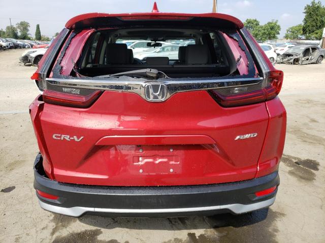 5J6RW2H5XLA015745 - 2020 HONDA CR-V EX RED photo 6