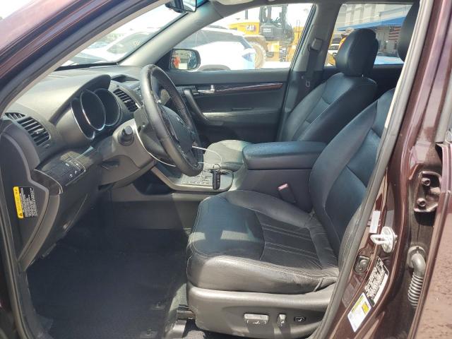 5XYKU4A26DG391286 - 2013 KIA SORENTO EX BURGUNDY photo 7