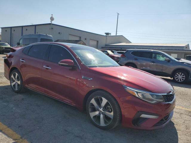 5XXGT4L31KG314373 - 2019 KIA OPTIMA LX Czerwony zdjęcie 4