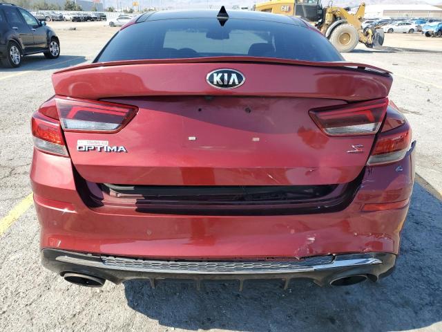 5XXGT4L31KG314373 - 2019 KIA OPTIMA LX Czerwony zdjęcie 6