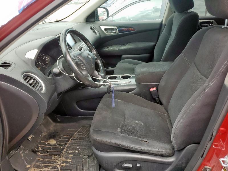 5N1AR2MN5EC639407 - 2014 NISSAN PATHFINDER S წითელი ფოტო 7