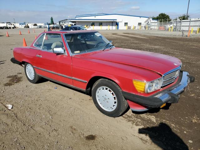 WDBBA45A3CB010558 - 1989 MERCEDES-BENZ 560SL SL RED photo 4