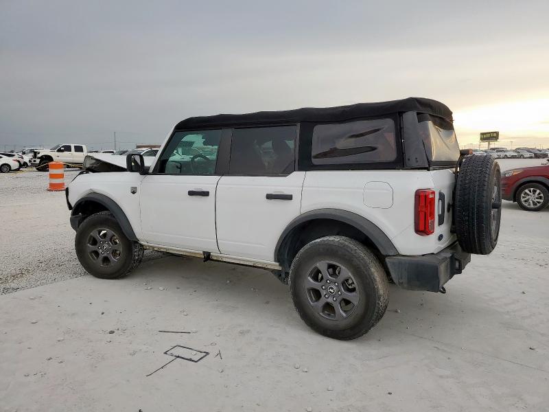 1FMEE5BP5NLB39749 - 2022 FORD BRONCO BASE 白色 照片 2