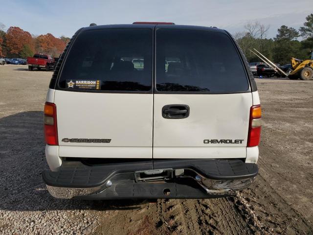 3GNFK16T11G163126 - 2001 CHEVROLET SUBURBAN K WHITE photo 6