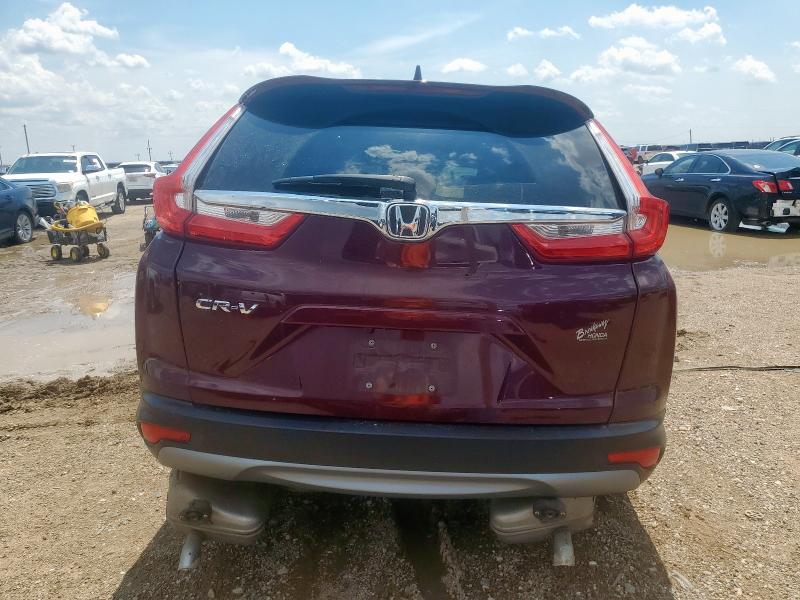 7FARW1H55HE007412 - 2017 HONDA CR-V EX BURGUNDY photo 6