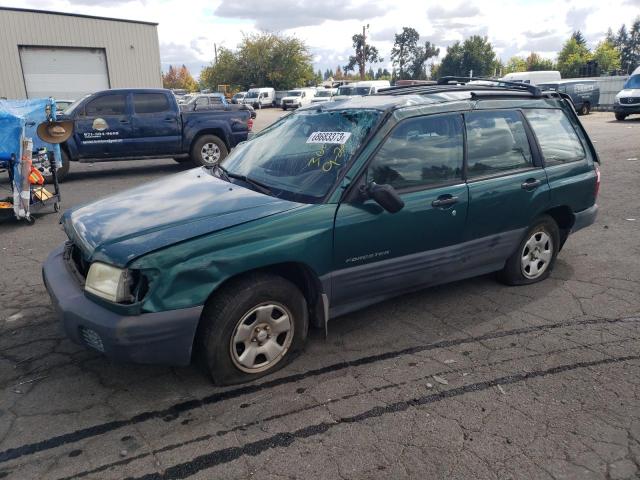 JF1SF63561H723667 - 2001 SUBARU FORESTER L GREEN photo 1