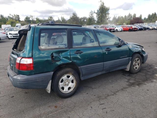 JF1SF63561H723667 - 2001 SUBARU FORESTER L GREEN photo 3