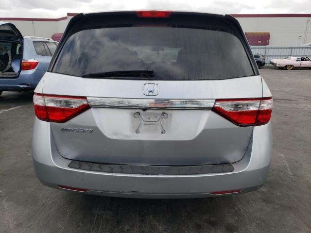 5FNRL5H61CB048598 - 2012 HONDA ODYSSEY EXL SILVER photo 6