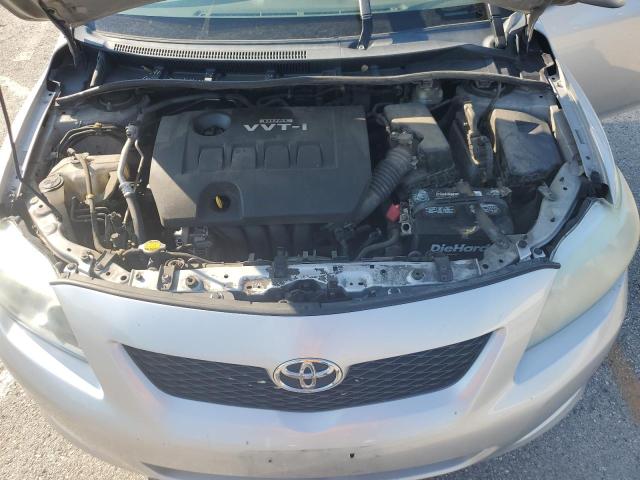 1NXBU4EE1AZ295379 - 2010 TOYOTA COROLLA BASE SILVER photo 11