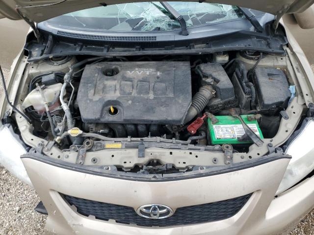 2T1BU40E09C051744 - 2009 TOYOTA COROLLA BASE GOLD photo 11