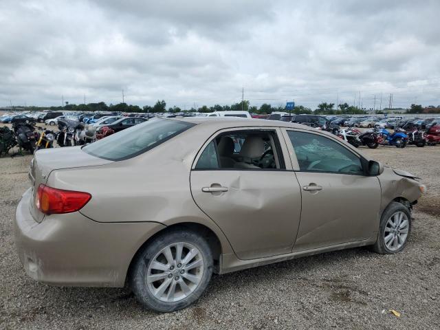 2T1BU40E09C051744 - 2009 TOYOTA COROLLA BASE GOLD photo 3
