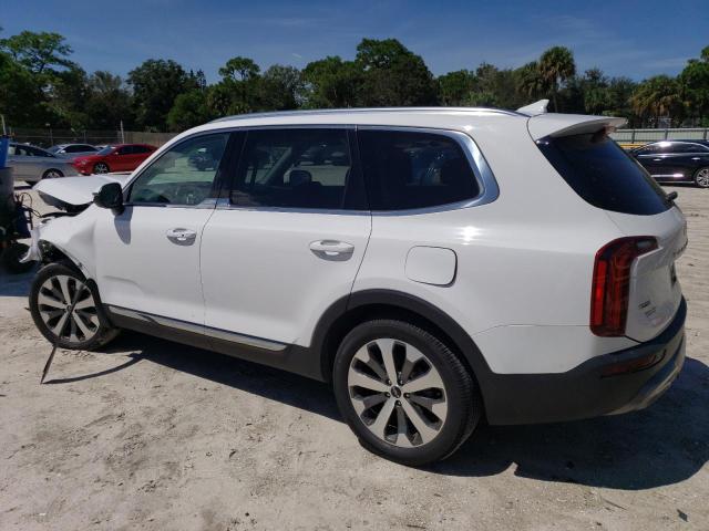 5XYP34HC9NG312234 - 2022 KIA TELLURIDE EX WHITE photo 2