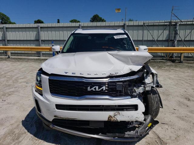 5XYP34HC9NG312234 - 2022 KIA TELLURIDE EX WHITE photo 5