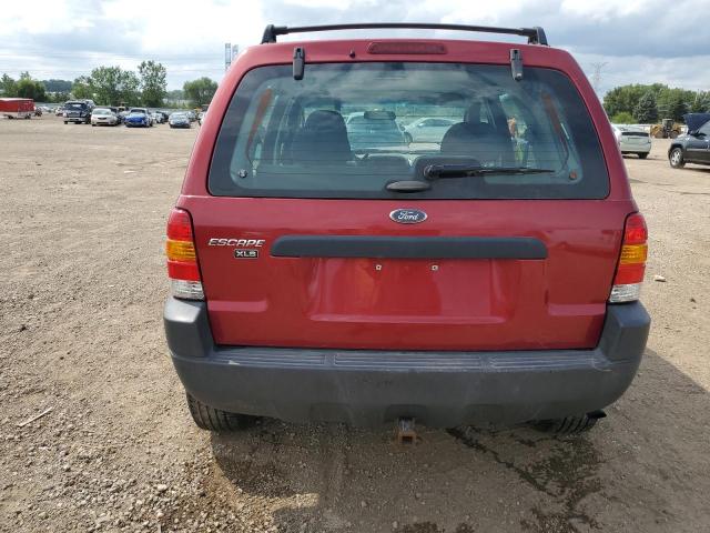 1FMYU92103KA03048 - 2003 FORD ESCAPE XLS RED photo 6