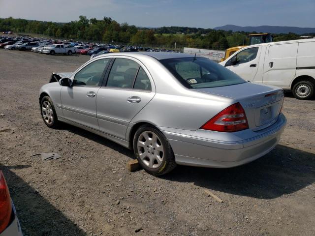 WDBRF81J75F609486 - 2005 MERCEDES-BENZ C 240 4MATIC SILVER photo 2