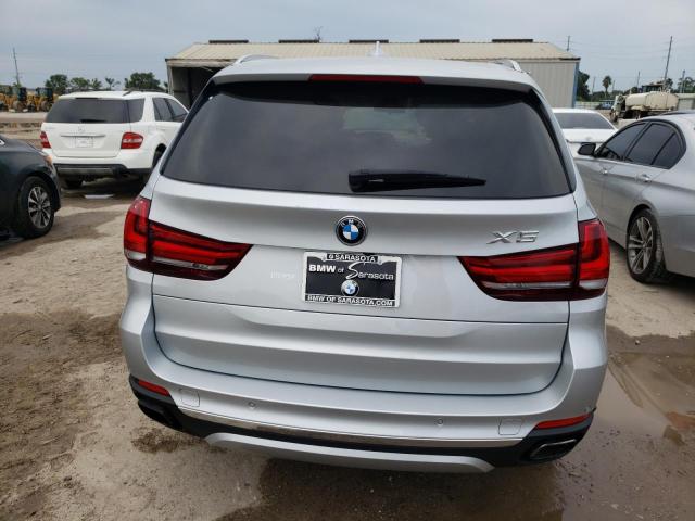 5UXKT0C51H0S80660 - 2017 BMW X5 XDR40E SILVER photo 6