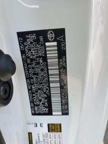 JTKJF5C73D3046010 - 2013 TOYOTA SCION TC Ağ foto 12