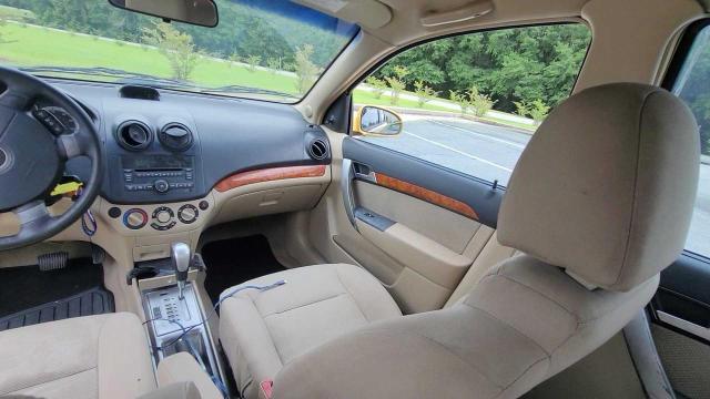 KL1TD66E69B628726 - 2009 CHEVROLET AVEO LS Sarı foto 9