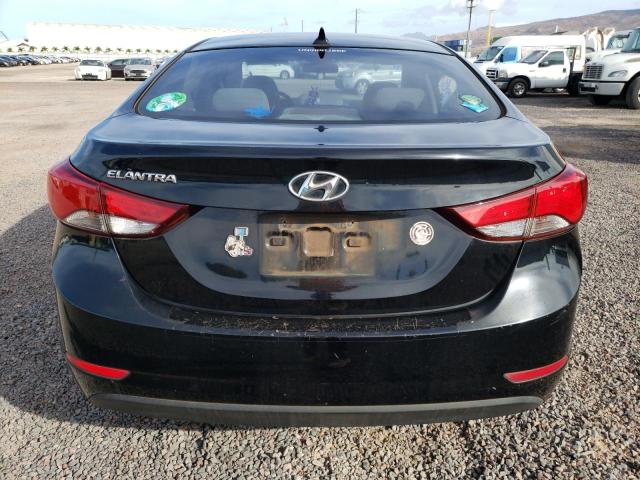 KMHDH4AE8GU517010 - 2016 HYUNDAI ELANTRA SE BLACK photo 6