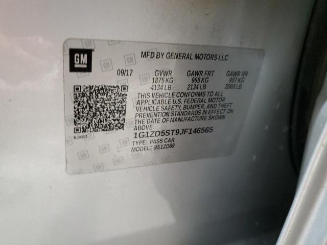 1G1ZD5ST9JF146565 - 2018 CHEVROLET MALIBU LT SILVER photo 13