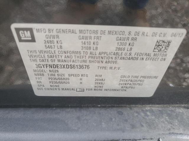 3GYFNDE3XDS613676 - 2013 CADILLAC SRX PERFORMANCE COLLECTION Noir photo 14