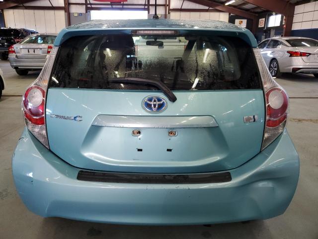 JTDKDTB33C1012860 - 2012 TOYOTA PRIUS C BLUE photo 6