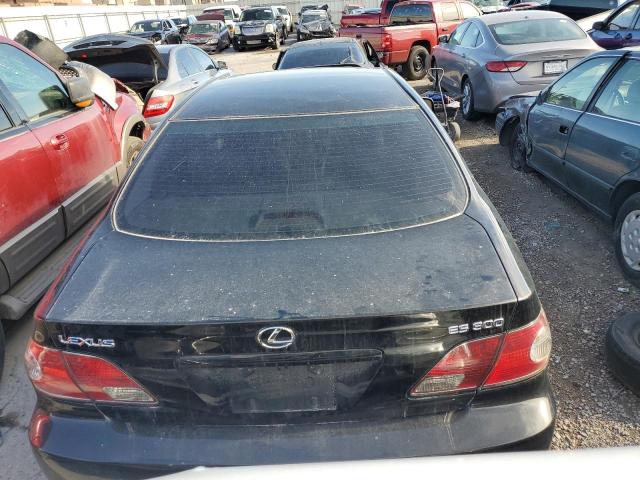 JTHBF30G225011205 - 2002 LEXUS ES 300 BLACK photo 6