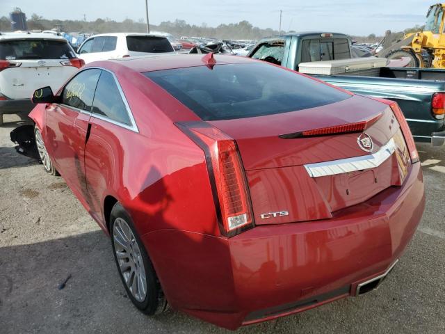 1G6DP1E33D0161005 - 2013 CADILLAC CTS PREMIUM COLLECTION RED photo 2