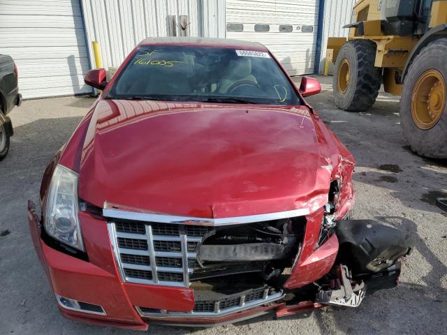 1G6DP1E33D0161005 - 2013 CADILLAC CTS PREMIUM COLLECTION RED photo 5