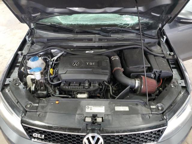 3VW5S7AJ8DM308338 - 2013 VOLKSWAGEN JETTA GLI GRAY photo 11