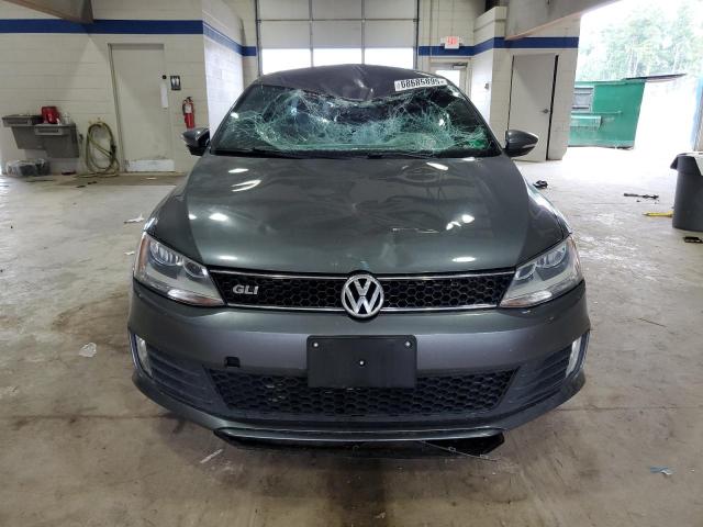 3VW5S7AJ8DM308338 - 2013 VOLKSWAGEN JETTA GLI GRAY photo 5