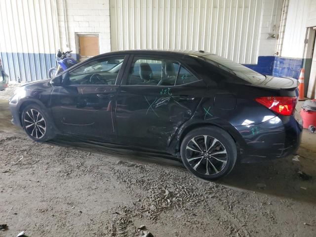 2T1BURHE2HC798083 - 2017 TOYOTA COROLLA L BLACK photo 2