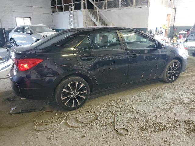 2T1BURHE2HC798083 - 2017 TOYOTA COROLLA L BLACK photo 3