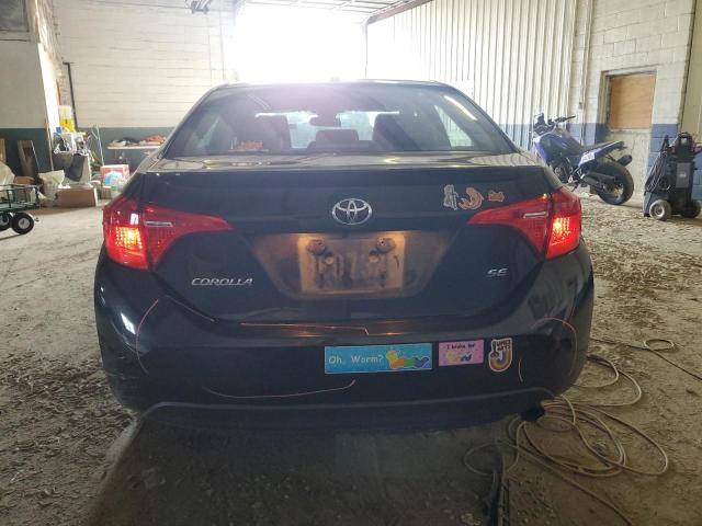 2T1BURHE2HC798083 - 2017 TOYOTA COROLLA L BLACK photo 6