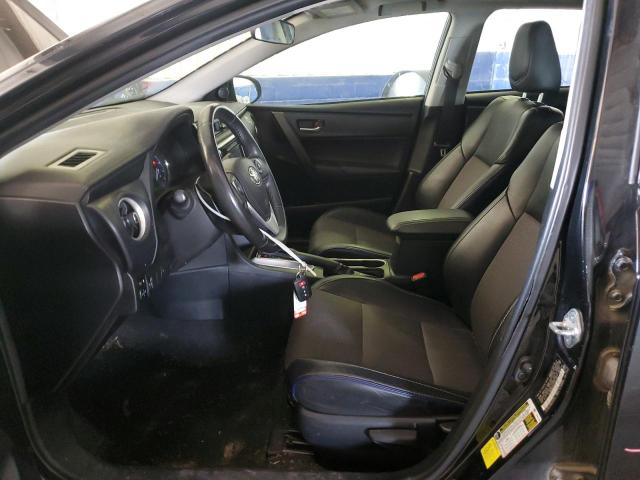 2T1BURHE2HC798083 - 2017 TOYOTA COROLLA L BLACK photo 7