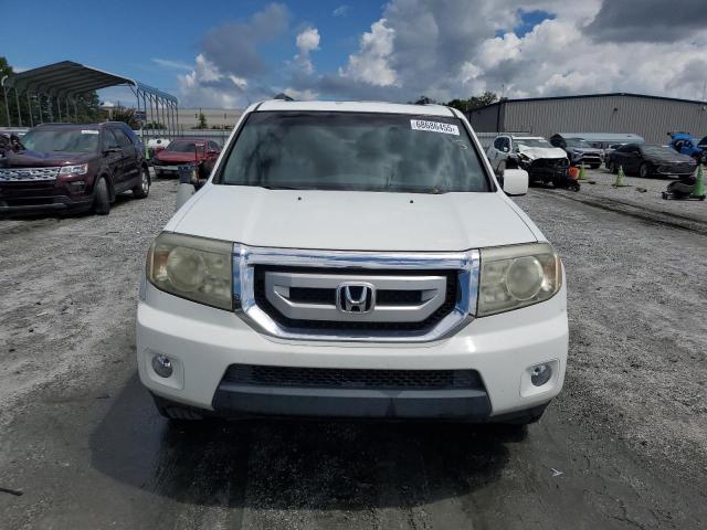 5FNYF3H58BB010086 - 2011 HONDA PILOT EXL WHITE photo 5