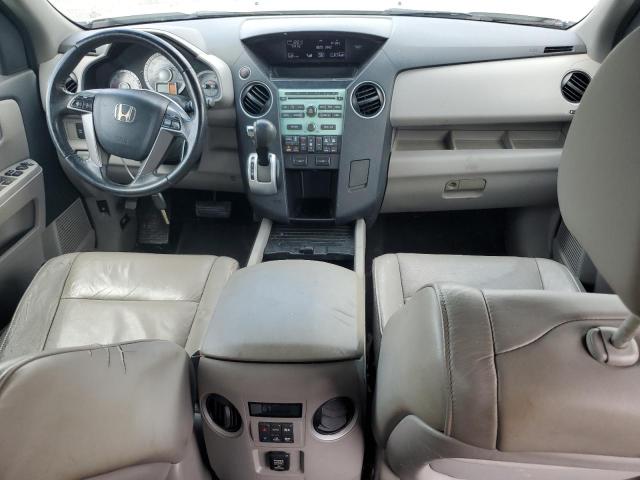 5FNYF3H58BB010086 - 2011 HONDA PILOT EXL WHITE photo 8