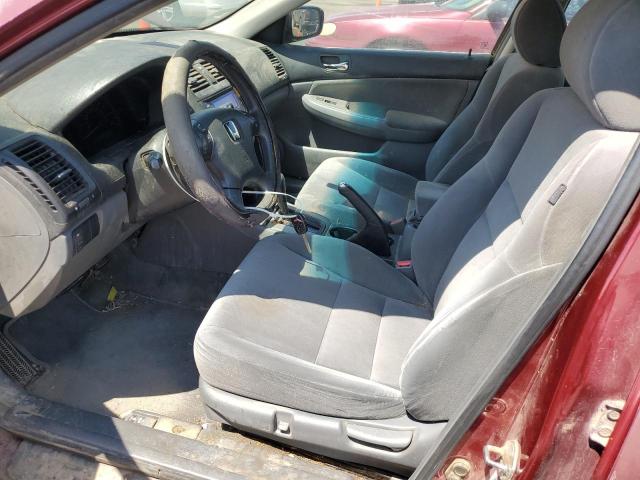 1HGCM56674A060286 - 2004 HONDA ACCORD EX BURGUNDY photo 7