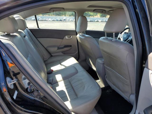 2HGFB2F97CH505170 - 2012 HONDA CIVIC EXL შავი ფოტო 10