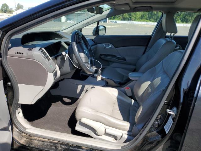 2HGFB2F97CH505170 - 2012 HONDA CIVIC EXL შავი ფოტო 7
