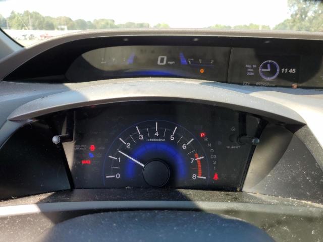 2HGFB2F97CH505170 - 2012 HONDA CIVIC EXL შავი ფოტო 9