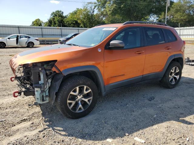 1C4PJMBS0FW558213 - 2015 JEEP CHEROKEE TRAILHAWK ORANGE photo 1