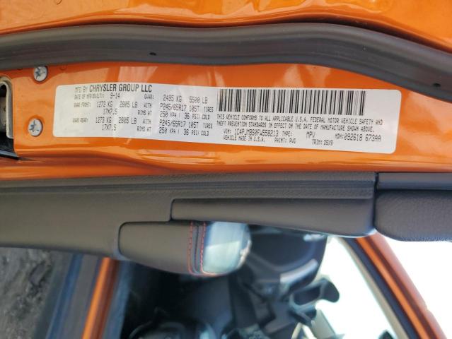 1C4PJMBS0FW558213 - 2015 JEEP CHEROKEE TRAILHAWK ORANGE photo 14